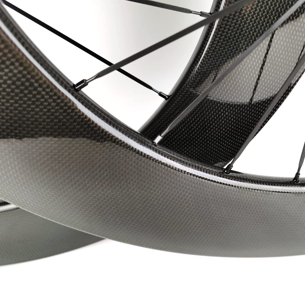 カーボントラック 88mm マット仕上げ クリンチャ リア ホイール